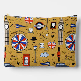 London Doodles Cosmetic Bag Zubehörtasche