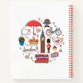 London Doodles Notizblock (Rückseite)