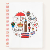 London Doodles Notizblock (Vorderseite)