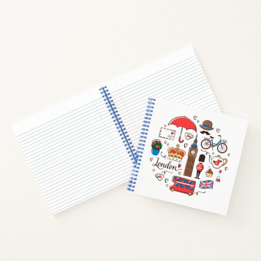 London Doodles Notizblock (Innenseite)