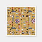 London Doodles Serviette (Vorderseite)