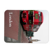 London Doppeldecker-Bus kundenspezifisch Magnet (Horizontal)