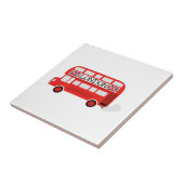 London Doppeldecker Fliese (Seite)