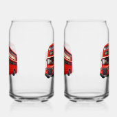 London-Doppeldeckerbus Dosenglas (Links)