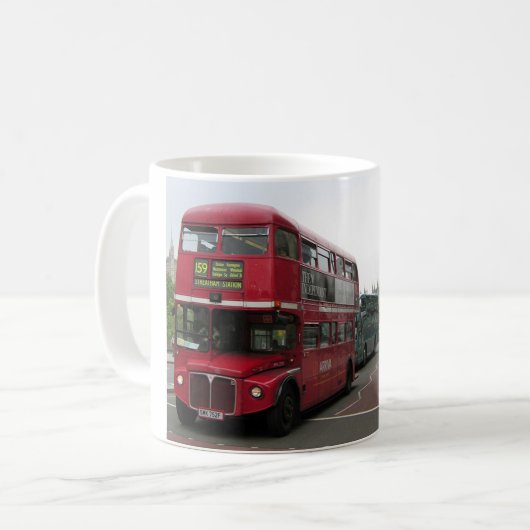 London-doppelstöckiger Bus Kaffeetasse (Vorderseite Links)