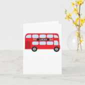 London-doppelstöckiger Bus Karte (Gelbe Blume)