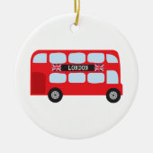 London-doppelstöckiger Bus Keramikornament (Vorne)