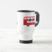 London-doppelstöckiger Bus Reisebecher (VorderseiteRechts)