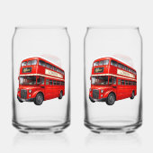 London double-decker bus dosenglas (Rückseite)