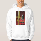 London Double Decker Bus Hoodie (Vorderseite)