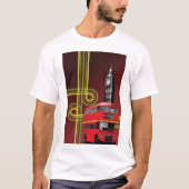 London Double Decker Bus T - Shirt (Vorderseite)