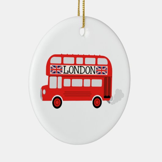 London Double Decker Keramik Ornament (Rechts)