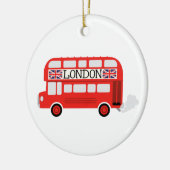 London Double Decker Keramik Ornament (Links)