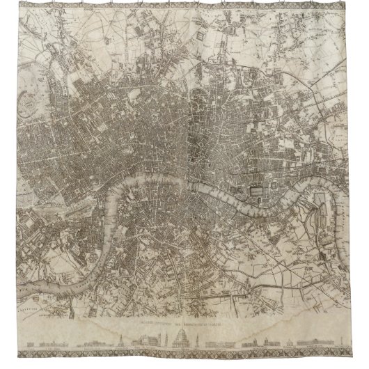 London Duschvorhang (Vorderseite)