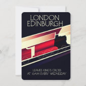London Edinburgh Locomotive Vintages Poster (Rückseite)