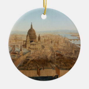 London: eine Augenansicht des Vogels von St Paul Keramik Ornament