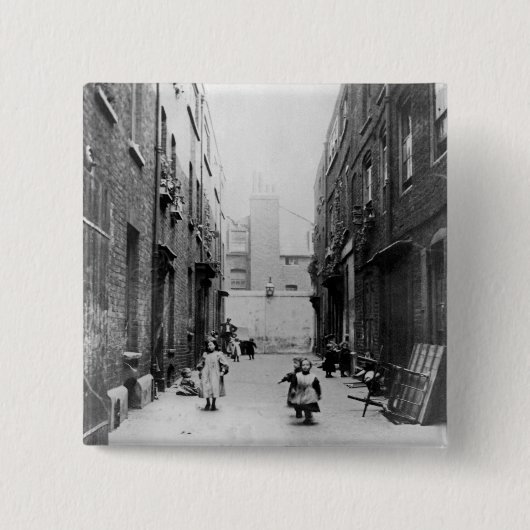 London-Elendsviertel, 1899 Button (Vorderseite)
