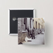 London-Elendsviertel Button (Vorne & Hinten)