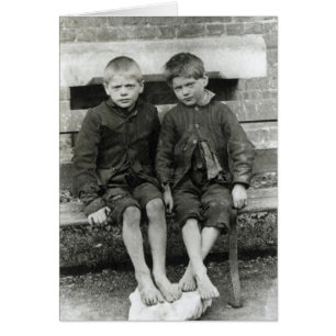 London-Elendsviertel, die Jungen