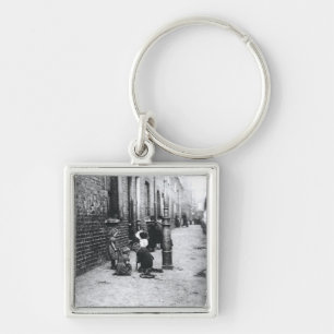 London-Elendsviertel Schlüsselanhänger