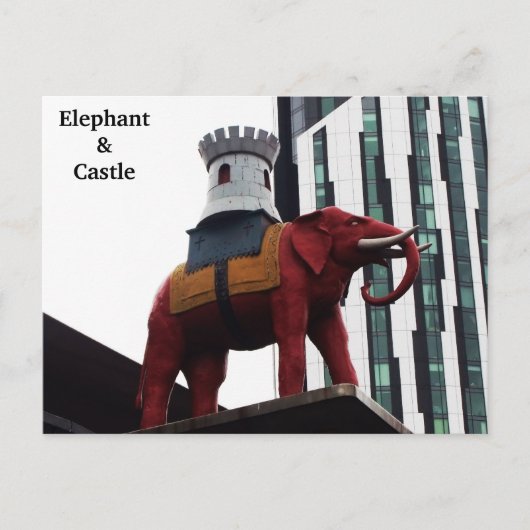 London Elephant & Castle Postcard Postkarte (Vorderseite)