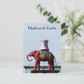 London Elephant & Castle Postkarte (Stehend Vorderseite)