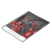London Elevations by Night - Red Notizblock (Linke Seite)