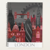 London Elevations by Night - Red Planer (Vorderseite)