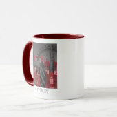 London Elevations by Night - Red Tasse (Vorderseite Links)
