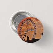 London Elizabeth Tower / London Eye Button (Vorne & Hinten)