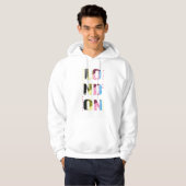 London en multicolores hoodie (Vorne ganz)