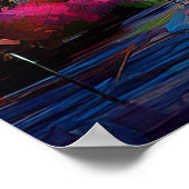 London England Abstrakte Kunst Poster (Ecke)