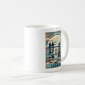 London England Art Deco Kaffeetasse (VorderseiteRechts)