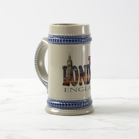 London England Bierglas (Vorderseite Links)