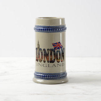 London England Bierglas