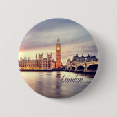 London England Big Ben Button (Vorderseite)