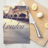London England Big Ben Geschirrtuch (Viertel Falte)