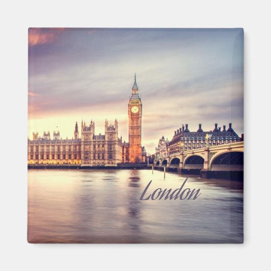 London England Big Ben Magnet (Vorne)