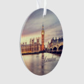 London England Big Ben Ornament (Vorderseite)