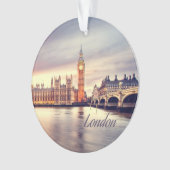 London England Big Ben Ornament (Vorderseite)