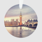 London England Big Ben Ornament (Vorderseite)