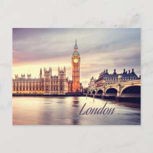 London England Big Ben Postkarte