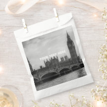 London England Big Ben Vintag Black und Weiß