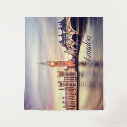 London England Big Ben Wandteppich (Vorderseite)