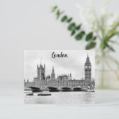 London England Big Ben Westminster Travel Postkarte (Stehend Vorderseite)