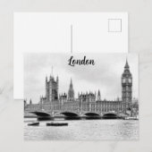 London England Big Ben Westminster Travel Postkarte (Vorne/Hinten)