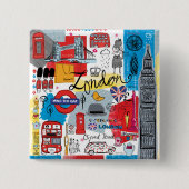 London, England Button (Vorderseite)