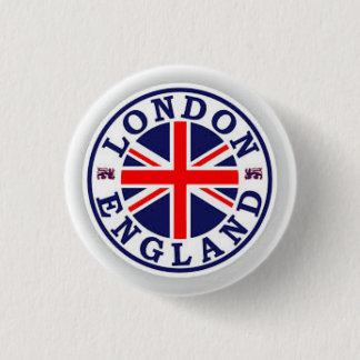 LONDON ENGLAND BUTTON ABZEICHEN UNION JACK
