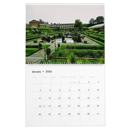 LONDON ENGLAND CALENDAR KALENDER (Jan 2026)