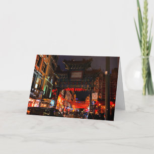 London, England Chinatown #1 Card Karte